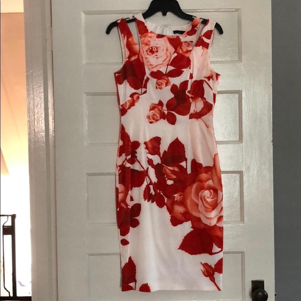 Karen Millen Midi Rose Dress